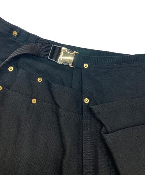 sacai（サカイ）sacai (サカイ) CarHartt (カーハート) ラップスカート ブラック サイズ:1の古着・服飾アイテム