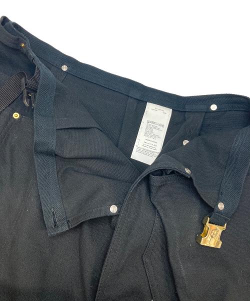 sacai（サカイ）sacai (サカイ) CarHartt (カーハート) ラップスカート ブラック サイズ:1の古着・服飾アイテム