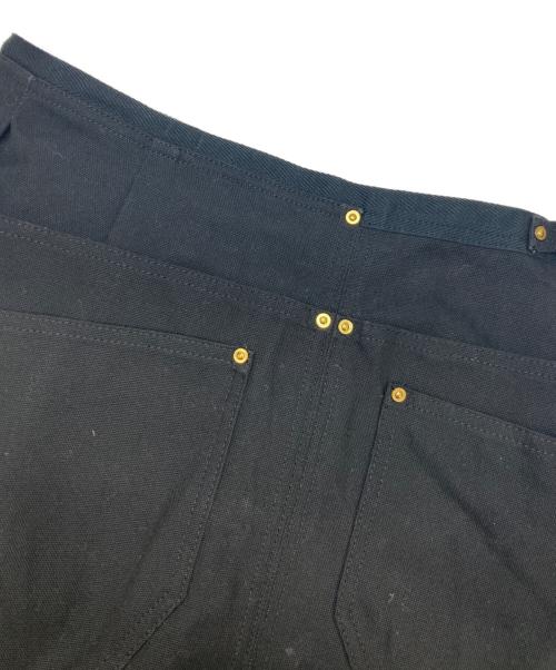 sacai（サカイ）sacai (サカイ) CarHartt (カーハート) ラップスカート ブラック サイズ:1の古着・服飾アイテム