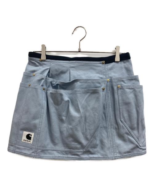 sacai（サカイ）sacai (サカイ) CarHartt (カーハート) ラップスカート スカイブルー サイズ:1の古着・服飾アイテム