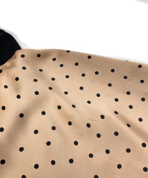 sacai（サカイ）sacai (サカイ) ドットドッキングブラウス ブラック サイズ:2の古着・服飾アイテム