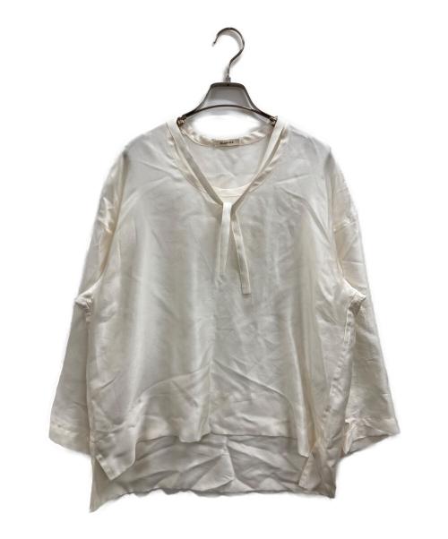 BLAMINK（ブラミンク）BLAMINK (ブラミンク) シルクブラウス ホワイト サイズ:不明（実寸参照）の古着・服飾アイテム