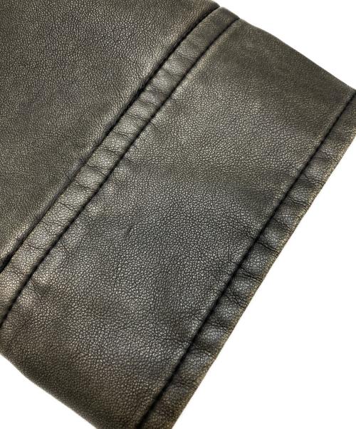 SLY（スライ）SLY (スライ) VINTAGE BOXY F/LEATHER ジャケット カーキ サイズ:FREEの古着・服飾アイテム