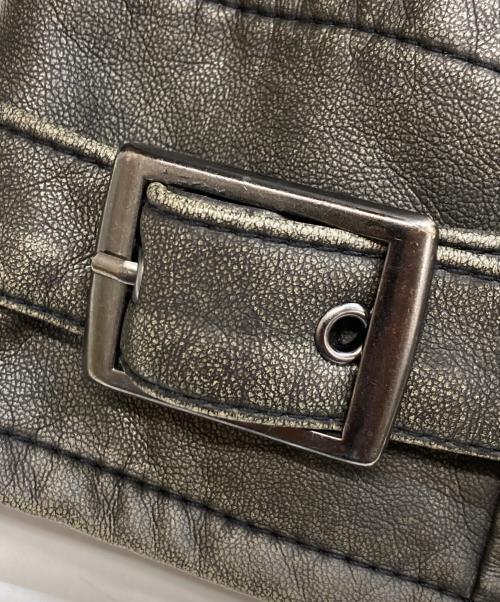 SLY（スライ）SLY (スライ) VINTAGE BOXY F/LEATHER ジャケット カーキ サイズ:FREEの古着・服飾アイテム