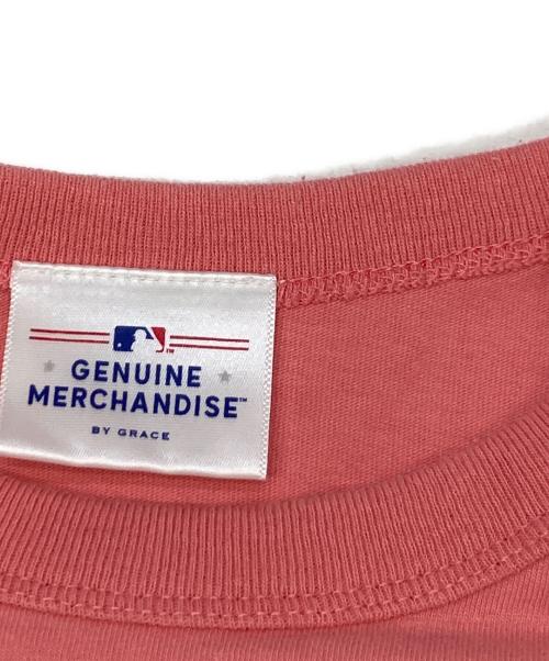 JOURNAL STANDARD relume（ジャーナルスタンダード レリューム）JOURNAL STANDARD relume (ジャーナルスタンダード レリューム) PEANUTS (ピーナッツ) 別注ベースボール プリントTシャツ ピンク サイズ:Mの古着・服飾アイテム