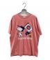 JOURNAL STANDARD relume（ジャーナルスタンダード レリューム）の古着「別注ベースボール プリントTシャツ」｜ピンク