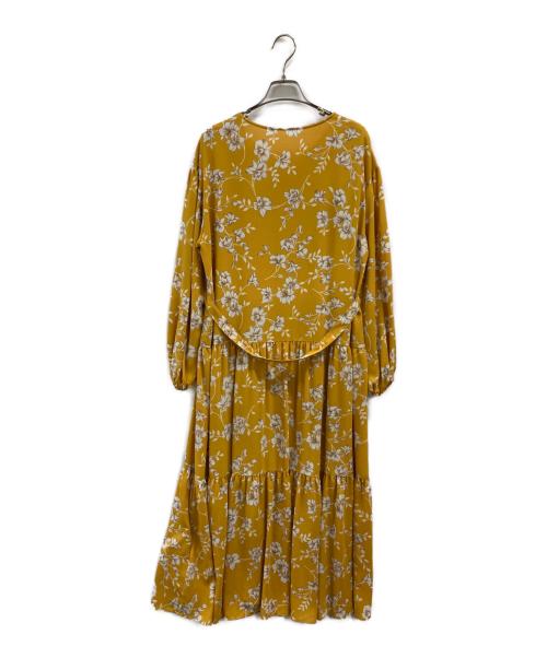 GRACE CONTINENTAL（（グレースコンチネンタル）GRACE CONTINENTAL (（グレースコンチネンタル) フラワーワンピ―ス イエロー サイズ:36の古着・服飾アイテム