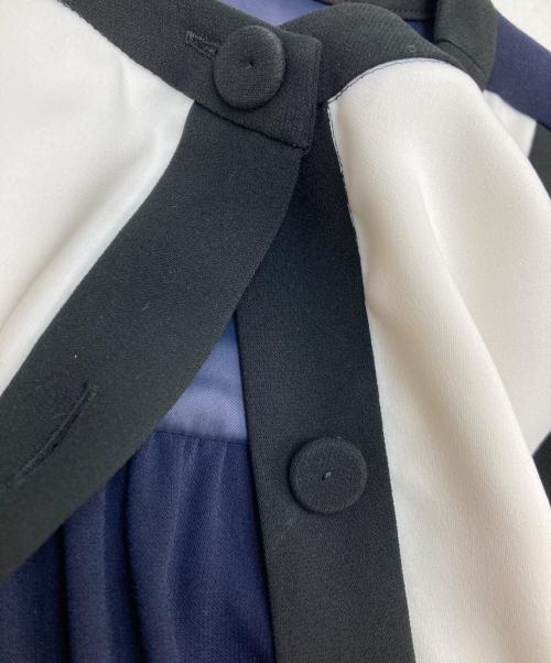 GRACE CLASS（グレースクラス）GRACE CLASS (グレースクラス) 切替ワンピース ネイビー サイズ:36の古着・服飾アイテム