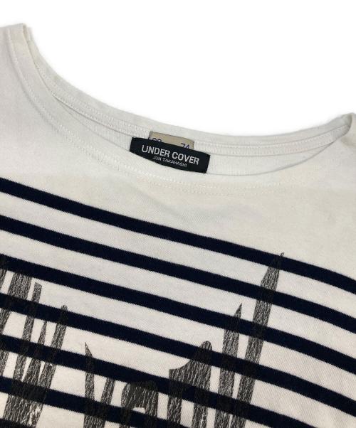 UNDERCOVER（アンダーカバー）UNDERCOVER (アンダーカバー) NewYorkCityボーダーカットソー ホワイト サイズ:Mの古着・服飾アイテム
