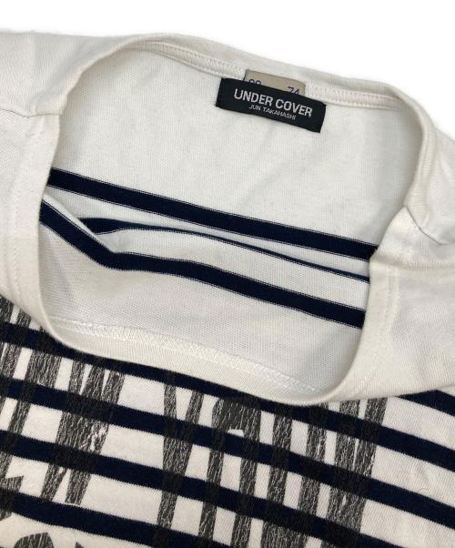 UNDERCOVER（アンダーカバー）UNDERCOVER (アンダーカバー) NewYorkCityボーダーカットソー ホワイト サイズ:Mの古着・服飾アイテム