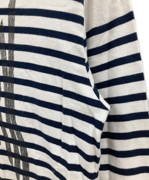 UNDERCOVER（アンダーカバー）UNDERCOVER (アンダーカバー) NewYorkCityボーダーカットソー ホワイト サイズ:Mの古着・服飾アイテム