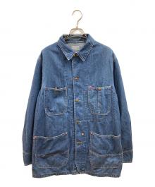 BLUE BLUE（ブルーブルー）の古着「カバーオール」｜ネイビー