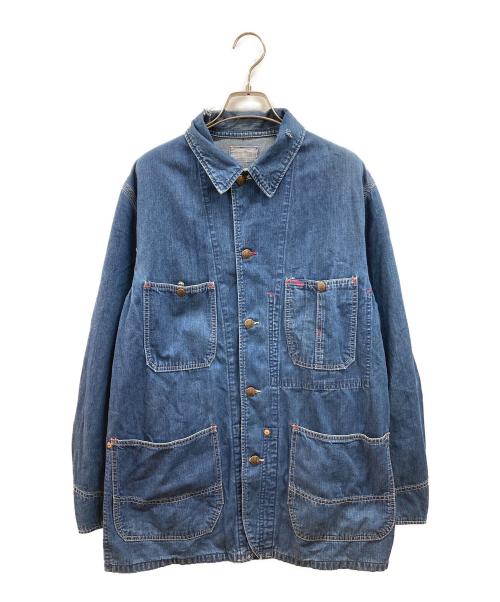 BLUE BLUE（ブルーブルー）BLUE BLUE (ブルーブルー) カバーオール ネイビー サイズ:Mの古着・服飾アイテム
