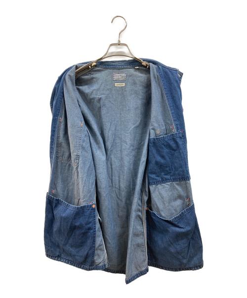 BLUE BLUE（ブルーブルー）BLUE BLUE (ブルーブルー) カバーオール ネイビー サイズ:Mの古着・服飾アイテム