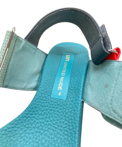 UNITED NUDE（ユナイテッドヌード）UNITED NUDE (ユナイテッドヌード) Delta Wedge Sandal ブルー サイズ:36の古着・服飾アイテム