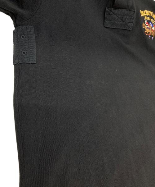 POLO RALPH LAUREN（ポロ・ラルフローレン）POLO RALPH LAUREN (ポロ・ラルフローレン) 刺繍入りポロシャツ ブラック サイズ:Sの古着・服飾アイテム
