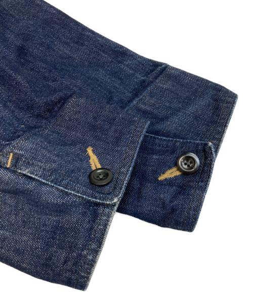 MHL（エムエイチエル）MHL (エムエイチエル) CANTON (キャントン) CANTON LIGHT DENIM インディゴ サイズ:40の古着・服飾アイテム