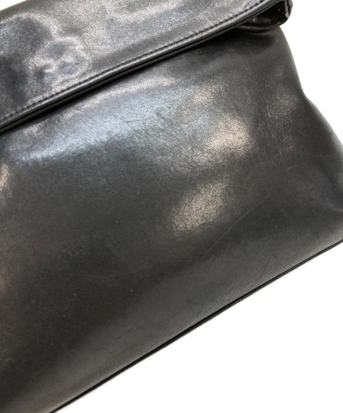 MIYAKE DESIGN STUDIO（ミヤケ デザイン スタジオ）MIYAKE DESIGN STUDIO (ミヤケ デザイン スタジオ) フラップショルダーバッグ ブラックの古着・服飾アイテム