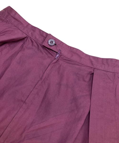 UNDERCOVER（アンダーカバー）UNDERCOVER (アンダーカバー) WTAPS (ダブルタップス) レイヤード風ロングスカート パープル サイズ:Sの古着・服飾アイテム
