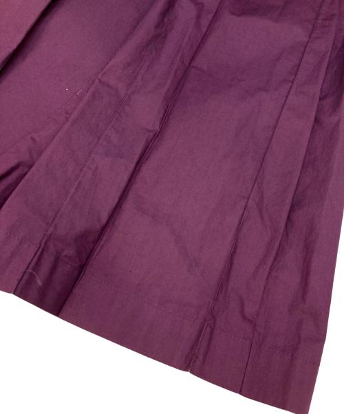 UNDERCOVER（アンダーカバー）UNDERCOVER (アンダーカバー) WTAPS (ダブルタップス) レイヤード風ロングスカート パープル サイズ:Sの古着・服飾アイテム