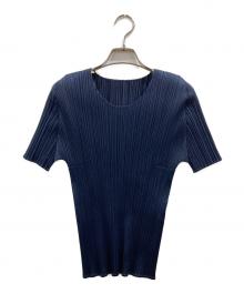 PLEATS PLEASE（プリーツプリーズ）の古着「NEW COLORFUL BASICS」｜ネイビー