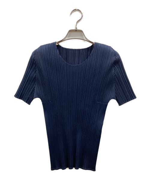 PLEATS PLEASE（プリーツプリーズ）PLEATS PLEASE (プリーツプリーズ) NEW COLORFUL BASICS ネイビー サイズ:3の古着・服飾アイテム
