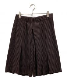HOMME PLISSE ISSEY MIYAKE（オム プリッセ イッセイ ミヤケ）の古着「TAILORED PLEATS 2」｜EGG PLANT BLACK