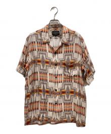 PENDLETON（ペンドルトン）の古着「BAYFLOW別注/Open Collar Shirt」｜レッド×アイボリー