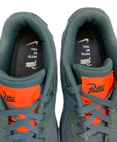 NIKE（ナイキ）NIKE (ナイキ) Patta (パタ) AIR MAX 95/90 BY YOU NIKE BY YOU Patta グリーン サイズ:27.5の古着・服飾アイテム