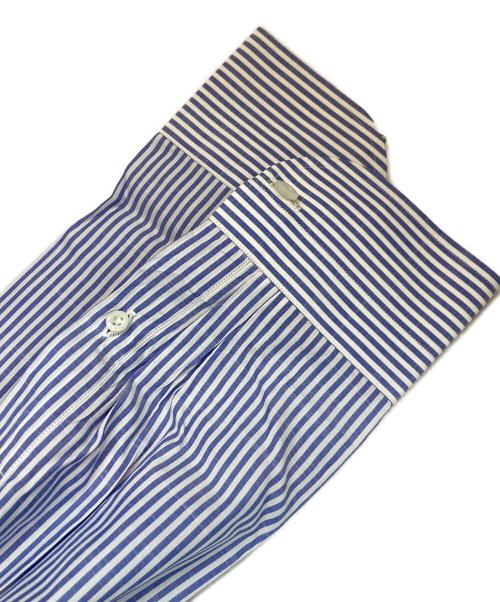 LUIGI BORRELLI（ルイジボレッリ）LUIGI BORRELLI (ルイジボレッリ) ストライプシャツ ブルー サイズ:40の古着・服飾アイテム