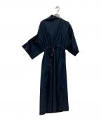 HYKEハイク）の古着「2WAY STRETCH ASYMMETRIC DRESS」｜ネイビー