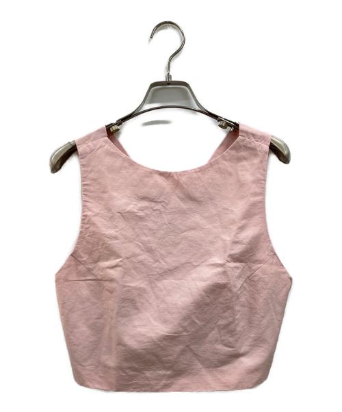 AURALEE（オーラリー）AURALEE (オーラリー) WEATHER タンクトップ ピンク サイズ:１の古着・服飾アイテム