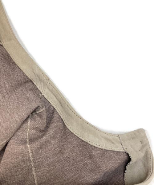 Max Mara Studio（マックスマーラ ストゥディオ）MAX MARA STUDIO (マックスマーラ ストゥディオ) ゴートスキンノーカラーコート ベージュ サイズ:40の古着・服飾アイテム
