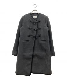 CARVEN（カルヴェン）の古着「ウールパイピングコート」｜グレー