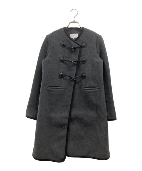 CARVEN（カルヴェン）CARVEN (カルヴェン) ウールパイピングコート グレー サイズ:38の古着・服飾アイテム