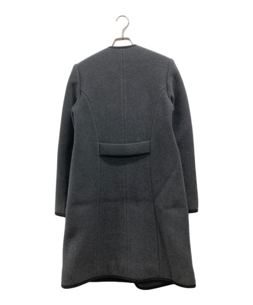 CARVEN（カルヴェン）CARVEN (カルヴェン) ウールパイピングコート グレー サイズ:38の古着・服飾アイテム