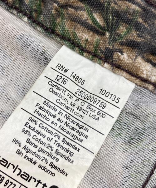 CarHartt（カーハート）CarHartt (カーハート) リアルツリー柄ストレートパンツ ブラウン サイズ:W30の古着・服飾アイテム
