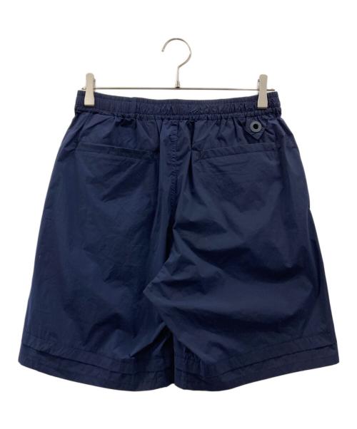 WHITE MOUNTAINEERING（ホワイトマウンテ二アニング）WHITE MOUNTAINEERING (ホワイトマウンテ二アニング) レイヤード イージー ハーフパンツ ネイビーの古着・服飾アイテム