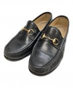 GUCCIグッチ）の古着「ホースビットローファー」｜ブラック