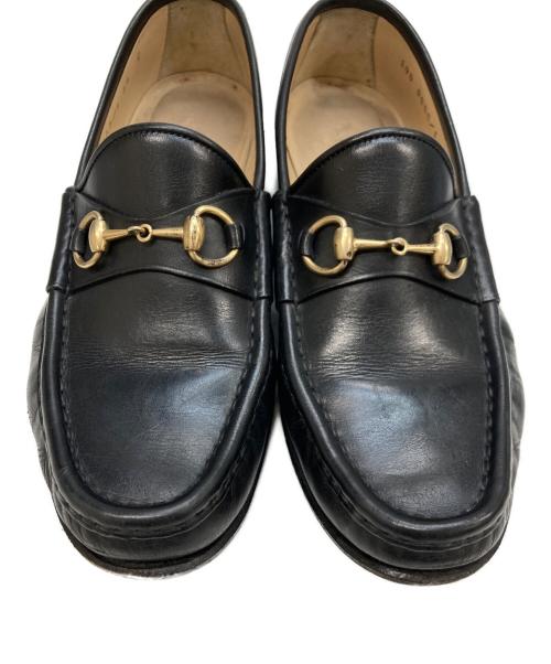 GUCCI（グッチ）GUCCI (グッチ) ホースビットローファー ブラック サイズ:36の古着・服飾アイテム