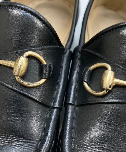 GUCCI（グッチ）GUCCI (グッチ) ホースビットローファー ブラック サイズ:36の古着・服飾アイテム