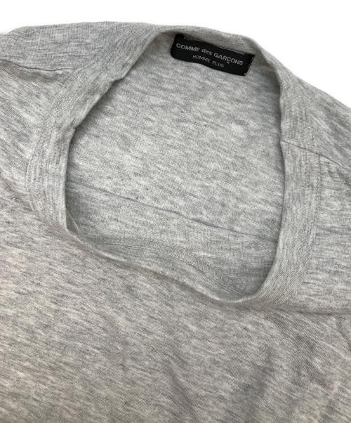 COMME des GARCONS HOMME PLUS（コムデギャルソンオムプリュス）COMME des GARCONS HOMME PLUS (コムデギャルソンオムプリュス) サイドジップTシャツ グレー サイズ:不明（実寸参照）の古着・服飾アイテム