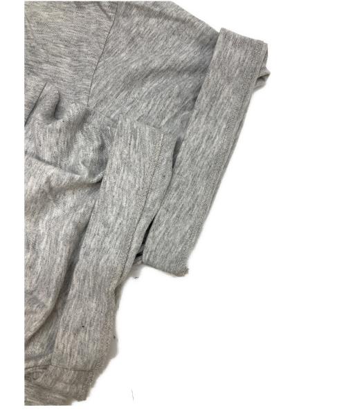 COMME des GARCONS HOMME PLUS（コムデギャルソンオムプリュス）COMME des GARCONS HOMME PLUS (コムデギャルソンオムプリュス) サイドジップTシャツ グレー サイズ:不明（実寸参照）の古着・服飾アイテム
