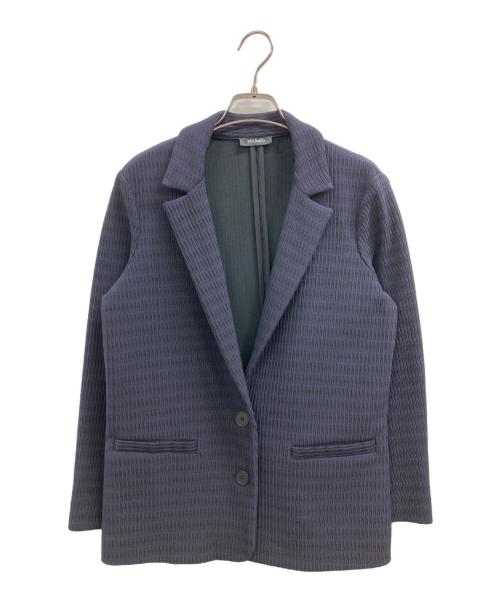 MAX&Co.（マックスアンドコー）MAX&Co. (マックスアンドコー) 2Bストレッチテーラードジャケット ネイビー サイズ:Lの古着・服飾アイテム