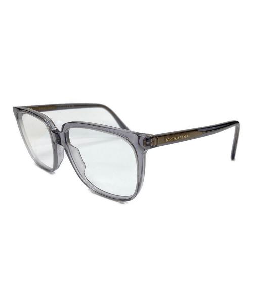 BOTTEGA VENETA（ボッテガベネタ）BOTTEGA VENETA (ボッテガベネタ) 眼鏡 グレー サイズ:56▢16-145の古着・服飾アイテム