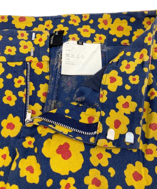 tricot COMME des GARCONS（トリココムデギャルソン）tricot COMME des GARCONS (トリココムデギャルソン) フラワーパンツ イエロー×ネイビー サイズ:Mの古着・服飾アイテム