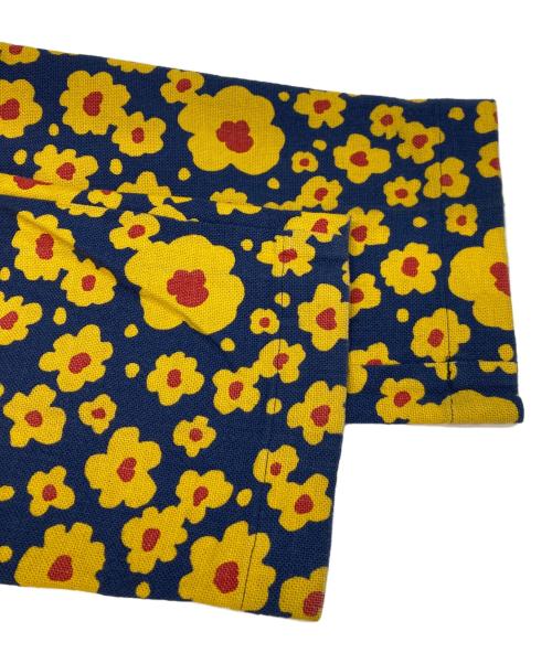 tricot COMME des GARCONS（トリココムデギャルソン）tricot COMME des GARCONS (トリココムデギャルソン) フラワーパンツ イエロー×ネイビー サイズ:Mの古着・服飾アイテム
