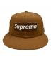 中古・古着 SUPREME (シュプリーム) New Era (ニューエラ) Money Box Logo Cap ブラウン サイズ:７4/1：7000円