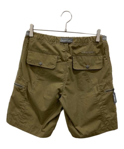 and wander（アンドワンダー）and wander (アンドワンダー) light hike short pants カーキ サイズ:2の古着・服飾アイテム