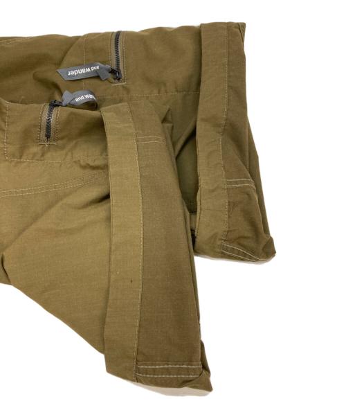 and wander（アンドワンダー）and wander (アンドワンダー) light hike short pants カーキ サイズ:2の古着・服飾アイテム